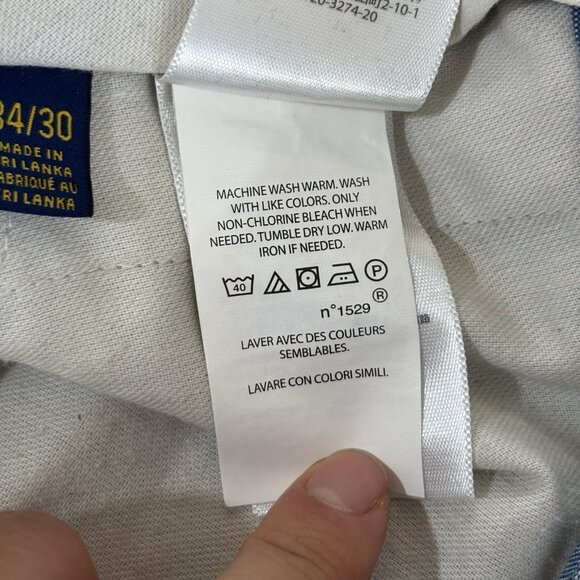 Ralph Lauren Polo Chino Classic Cotton Camo Camouflage Pants 34/25 Military Army - Picture 14 of 16